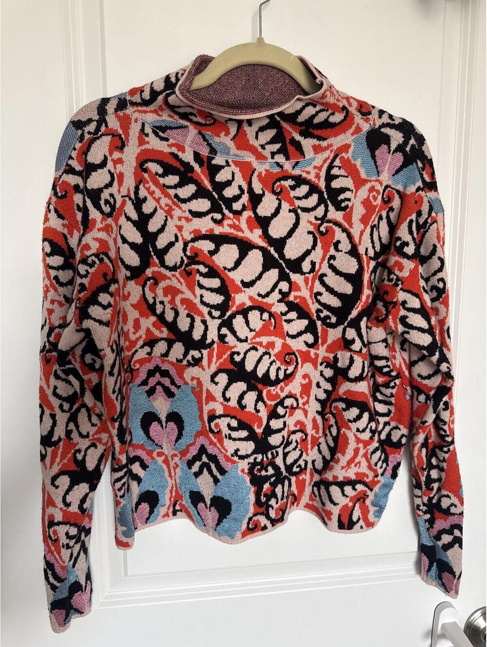 Oversized Maeve by Anthropologie XX-Small Patterned Sweater